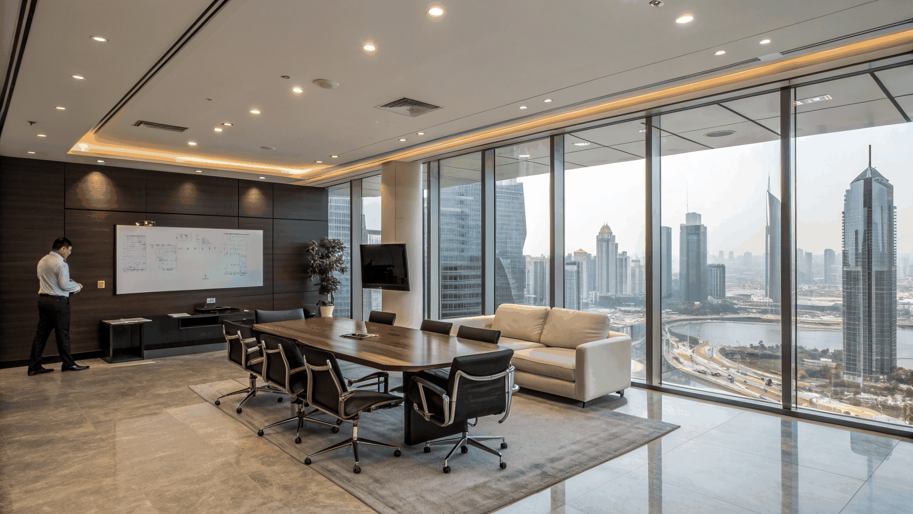 Команда архитекторов VELORA Interiors на объекте в Дубае